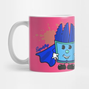 Pop Art for Kids | Superfry | Blue Mug